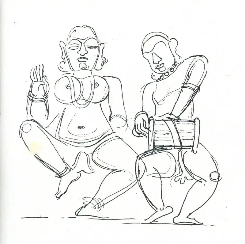 Chavda, Shiavax (Artist). Untitled. n.d. | Marg, June 1957 | Sketch | FineArts | 00674128