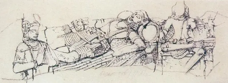 Pyne, Ganesh (Artist). Untitled, n.d. | Painting