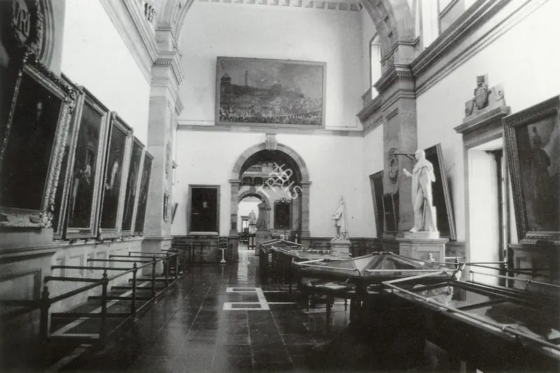 Johnston and Hoffmann (Photographer). The Portrait Gallery of the Victoria Memorial Halll, 1922 | Contemporary Photograph