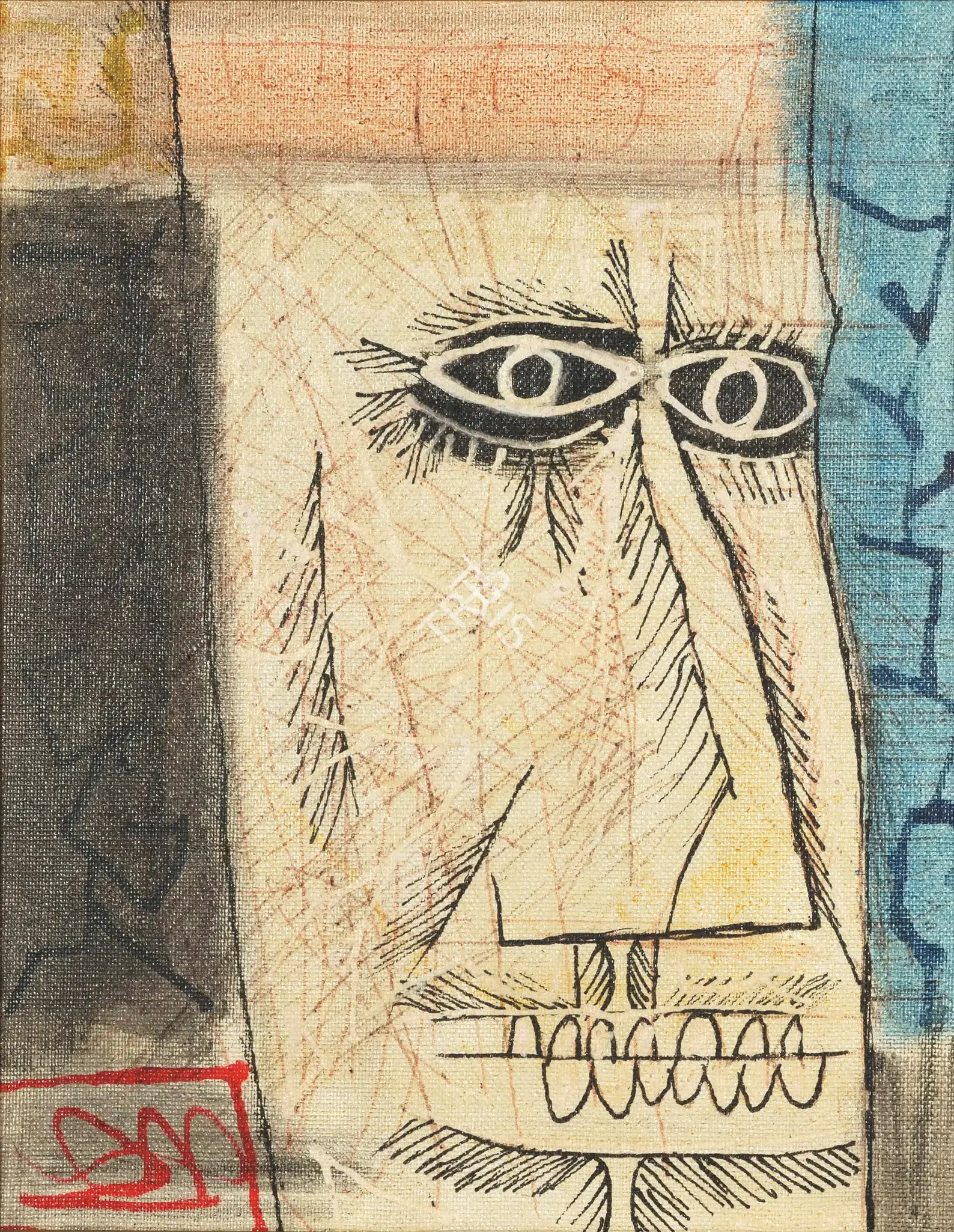Souza, F.N. (Artist). Head, 1959 | Painting