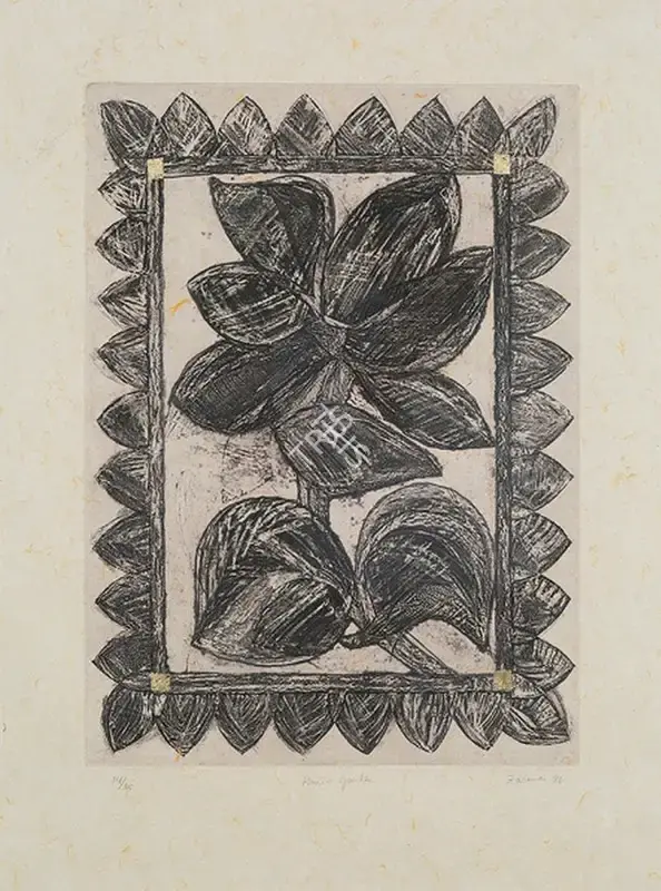 Hashmi, Zarina (Artist). Rani's Garden, 1966 | Graphic Art