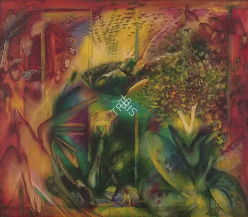 Sheikh, G.M. (Artist). Sursagar. Oil on canvas, 1987 | Painting | FineArts | 00362805