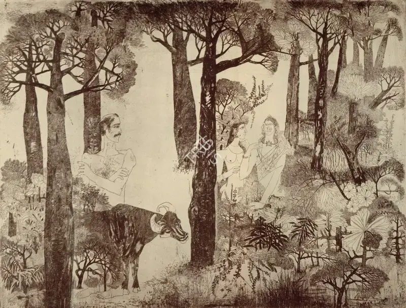 Goud, K. Laxma (Artist). Untitled. 1977 | Marg, March 1978 | Graphic Art | FineArts | 00674590