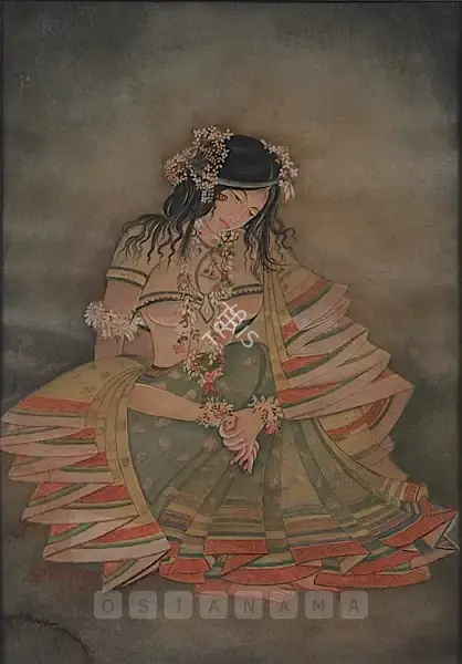 Ukil, Ranada (Artist). Spring Bride (Basanta Badhu). Watercolour and wash on paper, 1926 | Painting | FineArts | 00757190