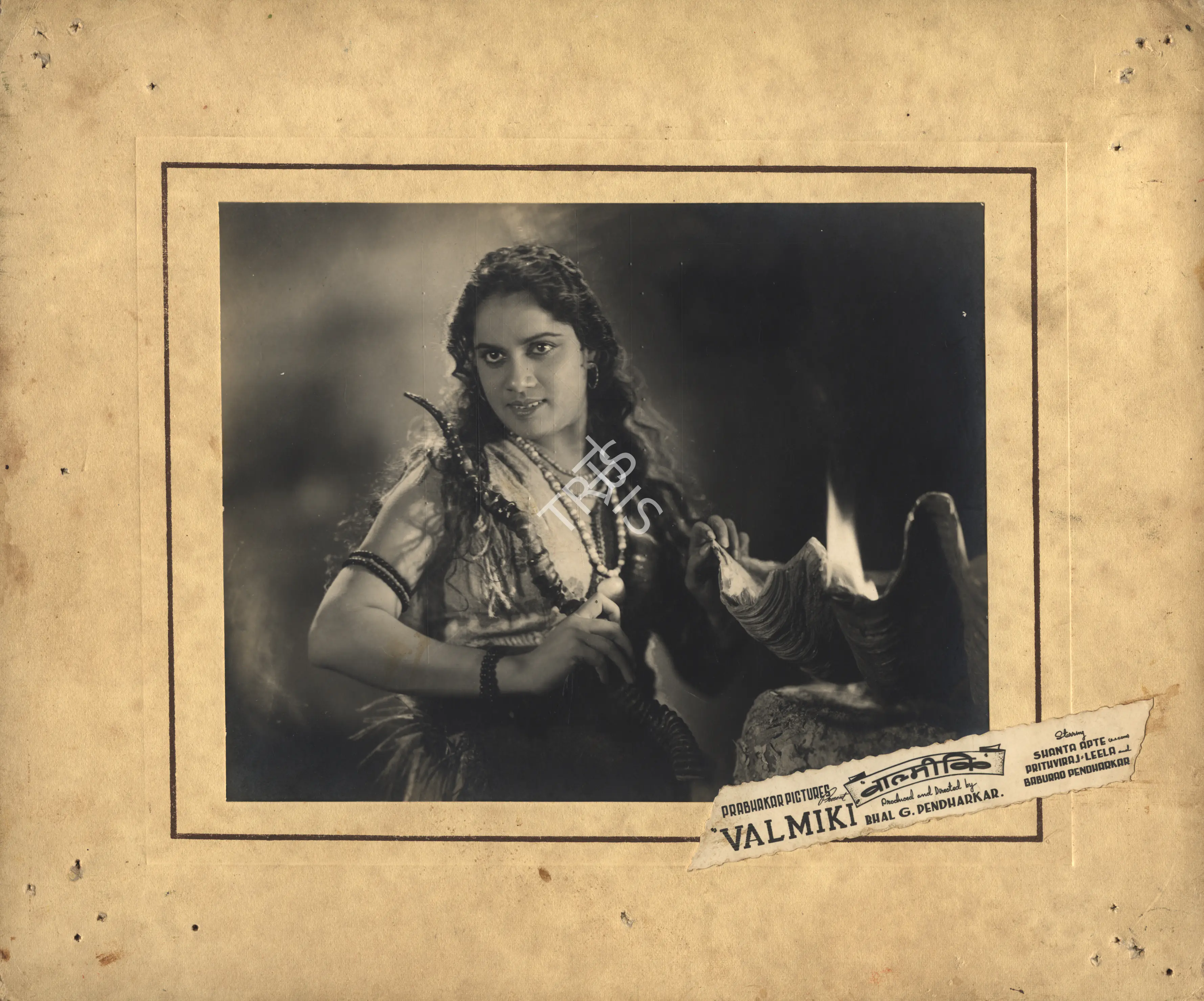 Naik, Saju (Cinematographer), Valmiki, 1946 | Photographic Still Mounted on Lobby Card | CinemaEducation | 00765751