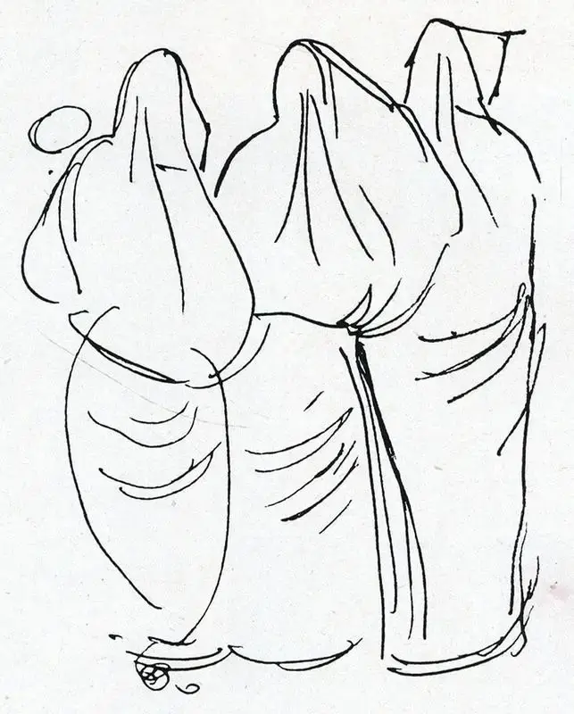 Chavda, Shiavax (Artist). Untitled. n.d. | Marg, July 1947 | Drawing | FineArts | 00673746