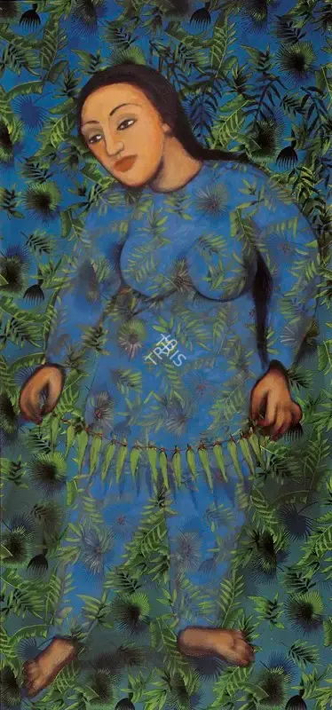 Pal, Gogi Saroj (Artist). All These Flowers, 2003 | Painting