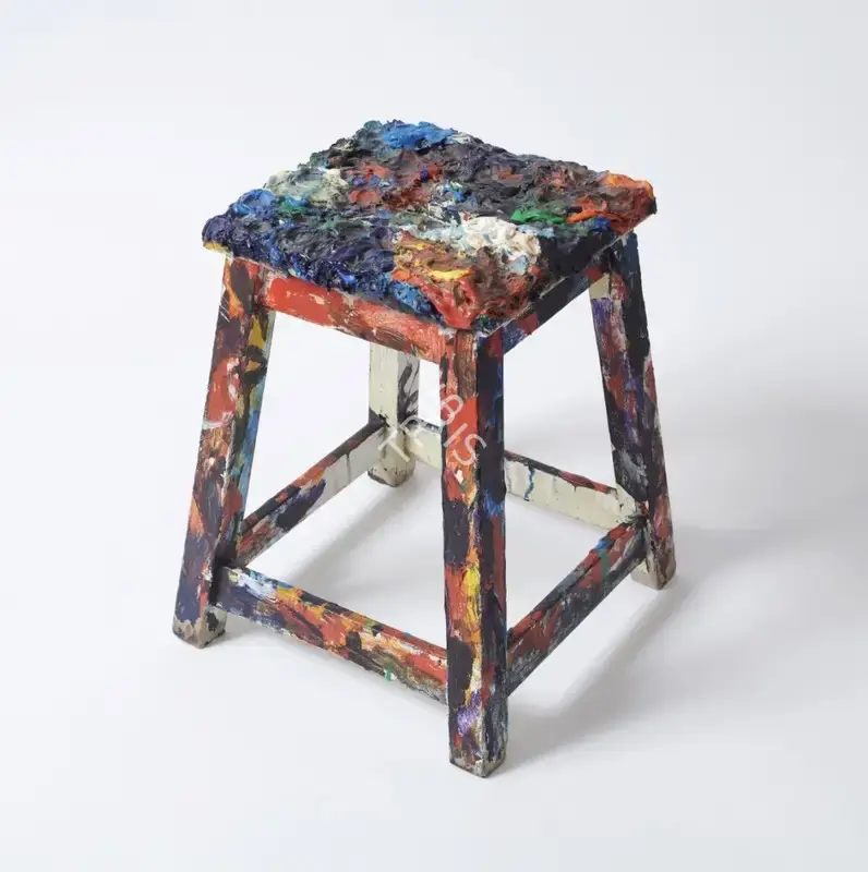 Raza, S.H. (Artist). Artist palette by S H Raza, c.2007 | Installation