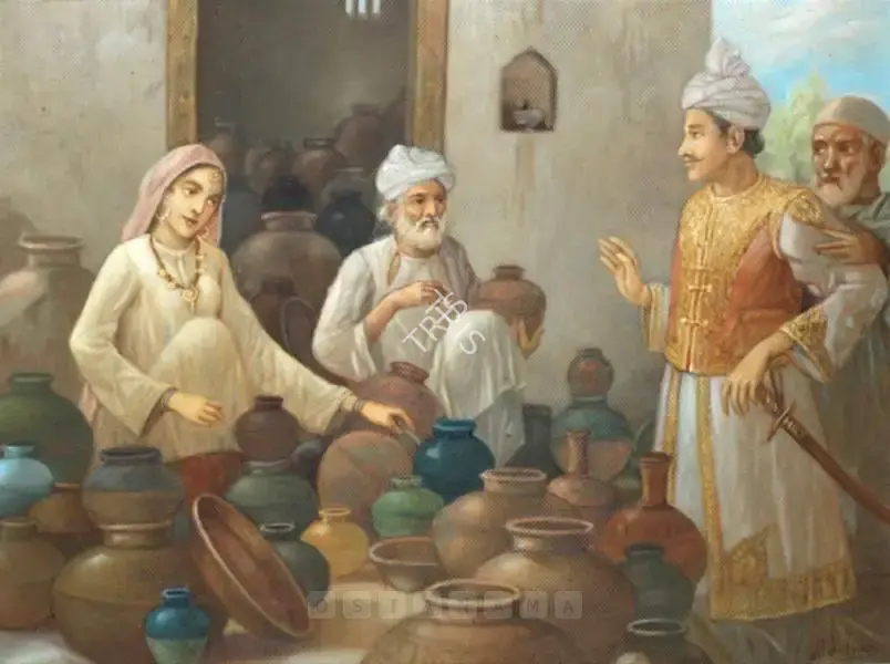 Bukhsh, Ustad Allah (Artist). Untitled. Oil on canvas, n.d. | Painting | FineArts | 00900047