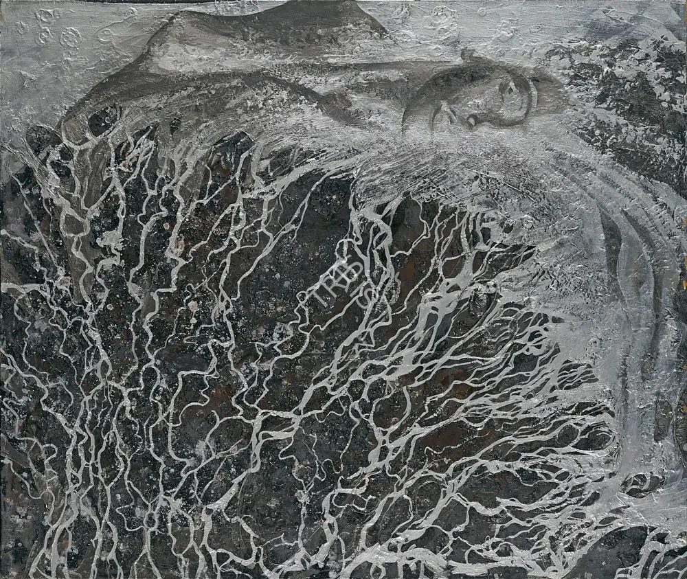 Agarwal, Anu (Artist). Mythopoeia: Blood And Water Series, 2010 | Painting