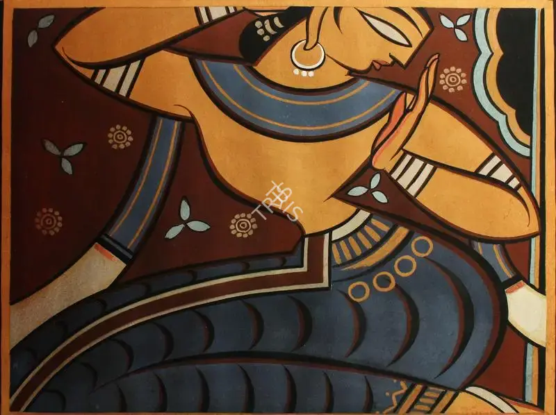 Roy, Jamini (Artist). Untitled, n.d. | Painting