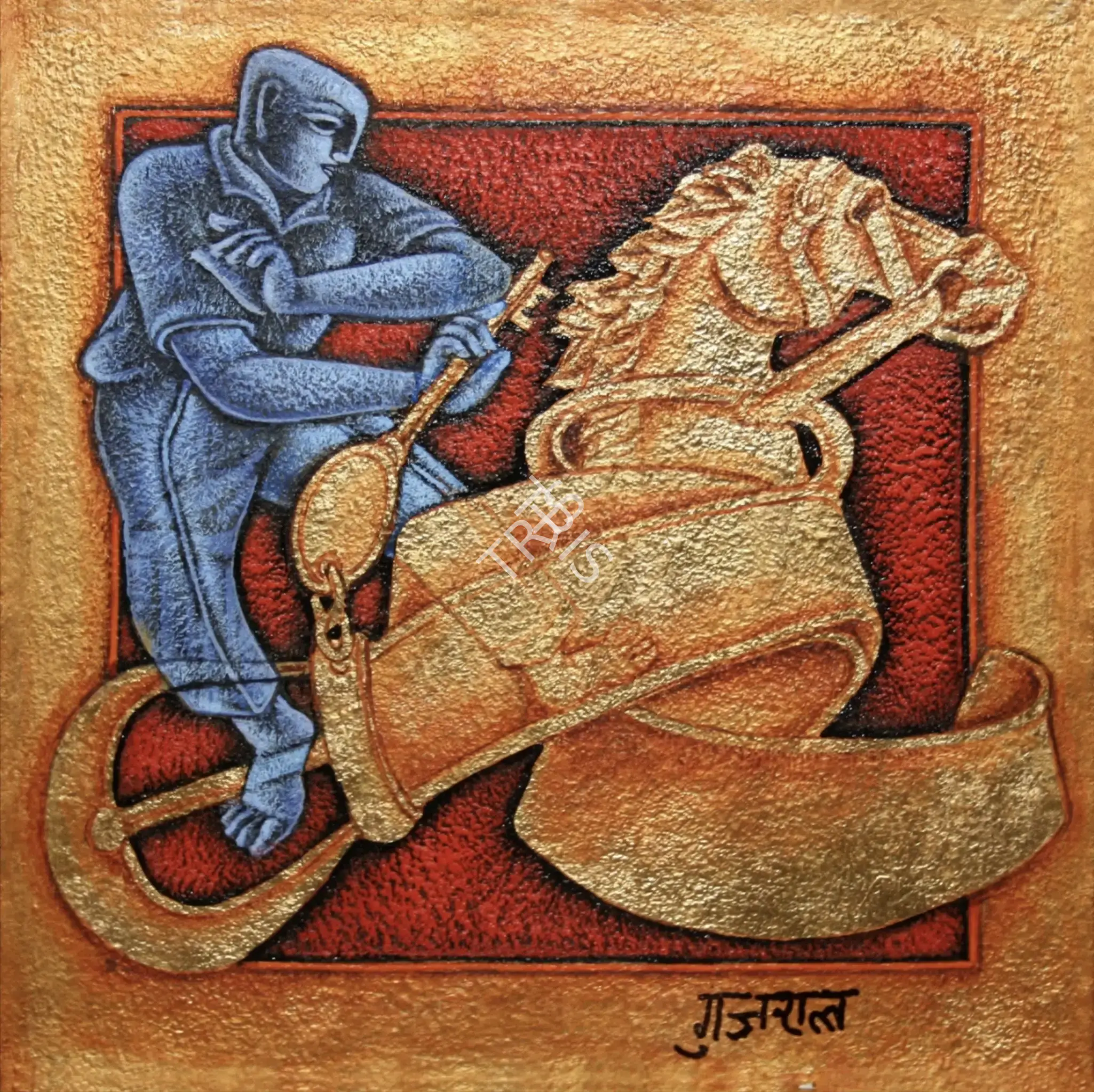 Gujral, Satish (Artist). Untitled, 2012 | Painting