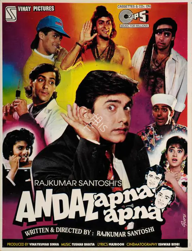 Sinha, Vinay Kumar (Producer), Andaz Apna Apna, 1994 | Song-Synopsis Booklet | CinemaEducation | 00862966