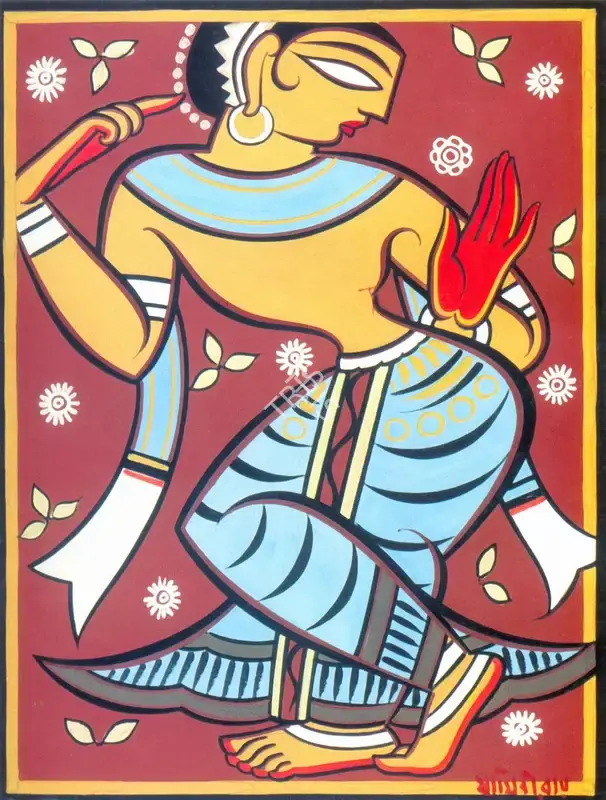 Roy, Jamini (Artist). Gopini, n.d. | Painting