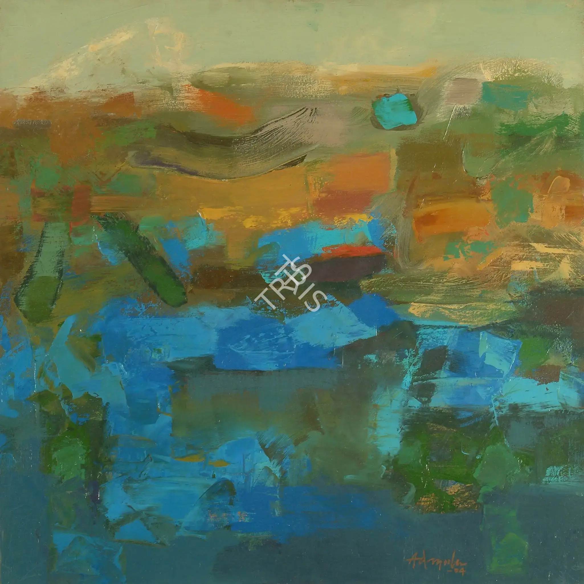 Adimoolam, K.M. (Artist). Untitled, 2004 | Painting