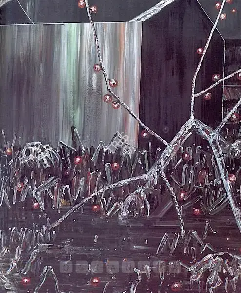 Krishnan, Rajan (Artist). Zone Of Red Berries, 2007 | Painting