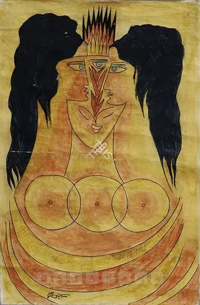 Sadequain (Artist). Untitled, 1983 | Painting