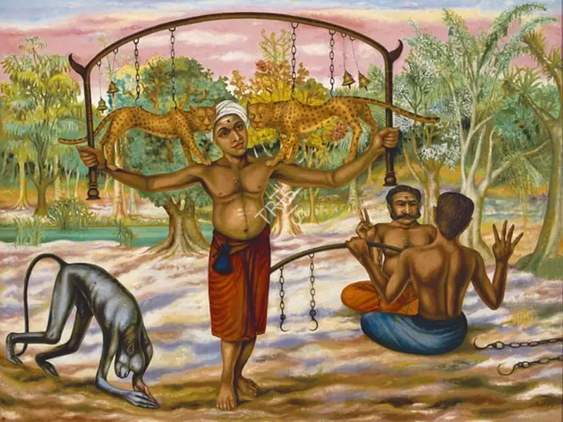 Gopikrishna (Artist). Pulikavadi, 2007 | Painting