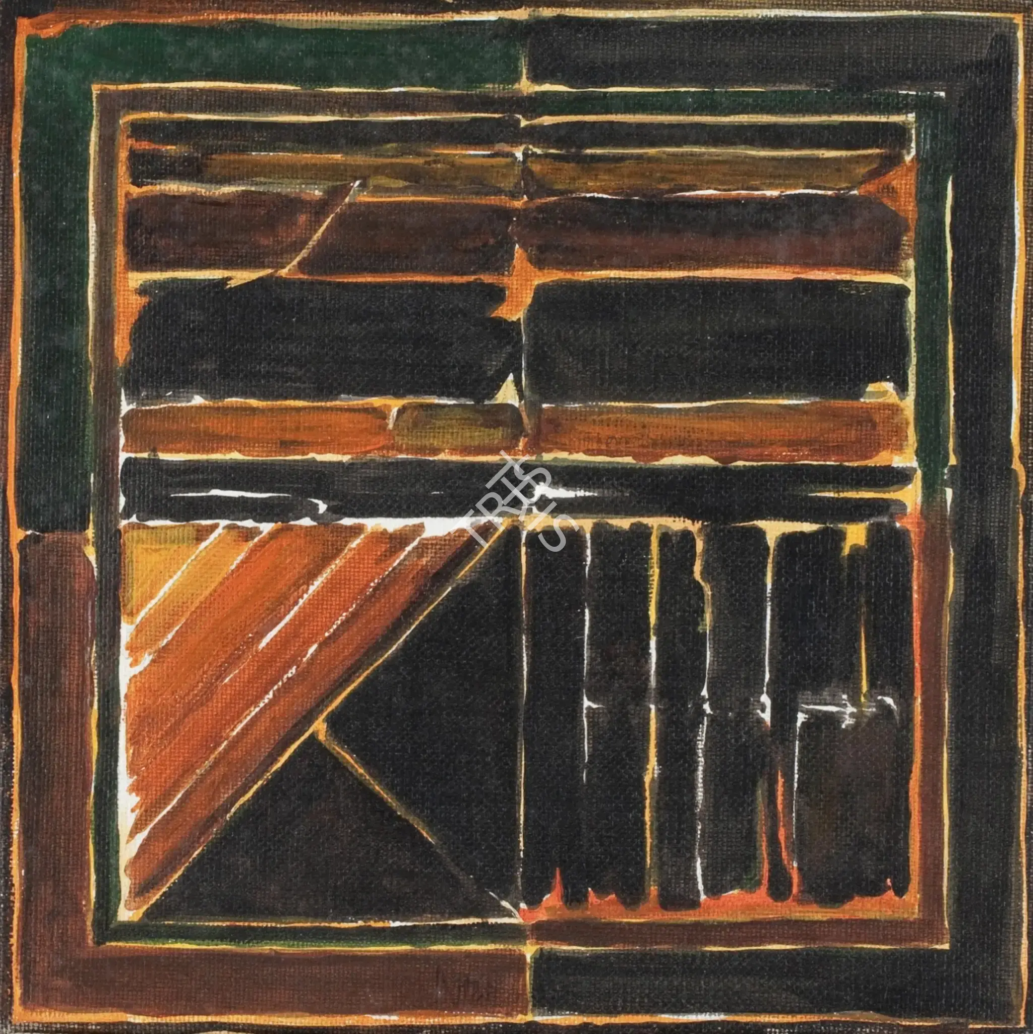 Raza, S.H. (Artist). Untitled, 1996 | Painting
