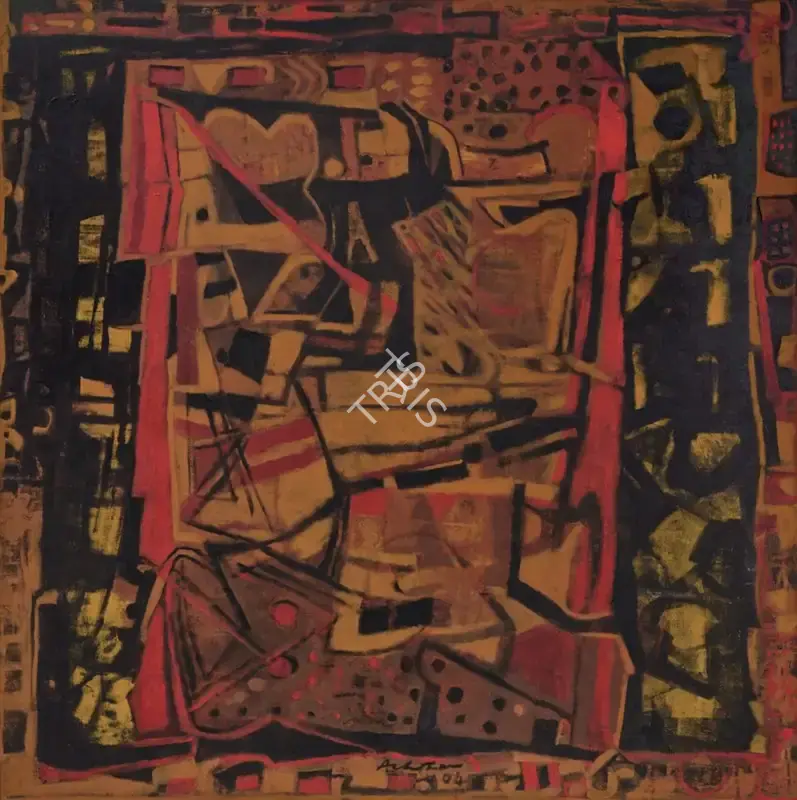 Kudallur, Achutan (Artist). Untitled. Acrylic on canvas, 2004 | Painting | FineArts | 00603706