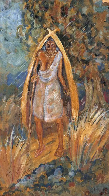 Bose, Nandalal (Artist). Sarbari Series, 1941 | Painting