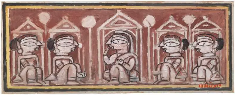 Roy, Jamini (Artist). Untitled, n.d. | Painting