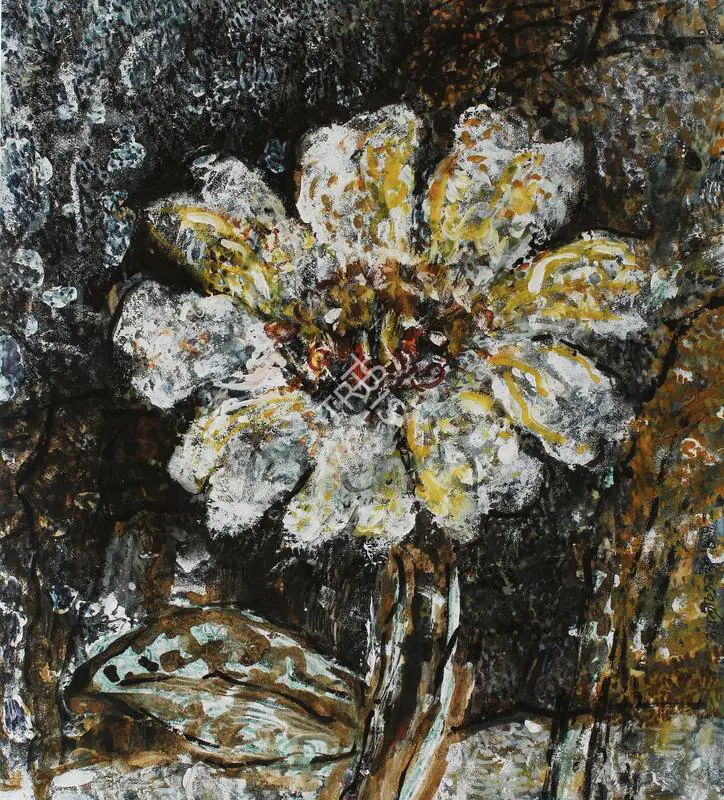 Chakravarty, Jayashree (Artist). Untitled. Mixed media on paper, n.d. | Painting | FineArts | 00897441
