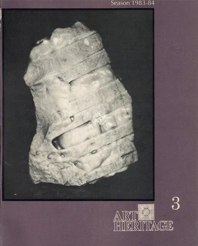 Alkazi, Ebrahim (Editor) and Anita Dube. Art Heritage 3, October 1983-March 1984 | Journal