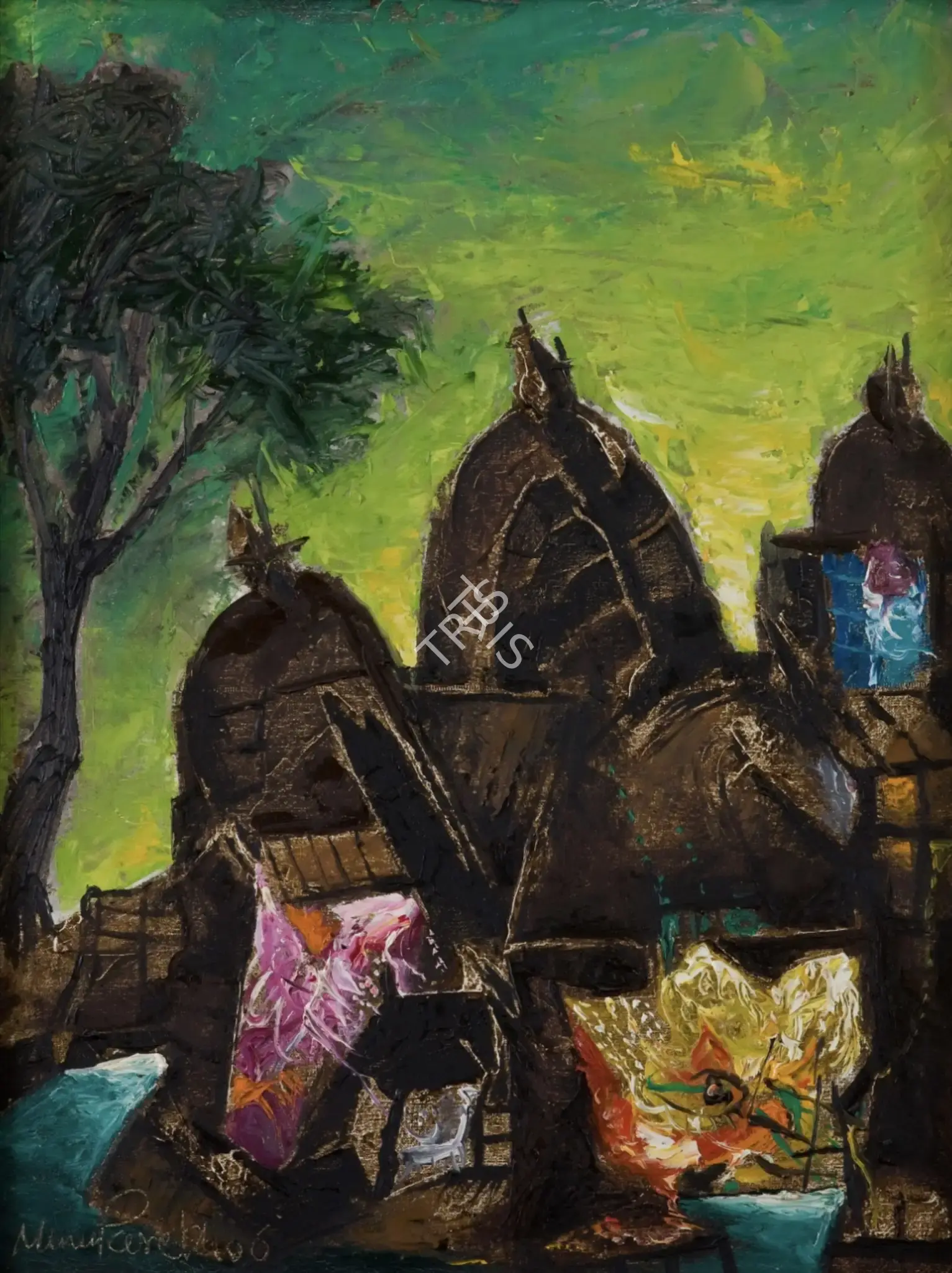 Parekh, Manu (Artist). Untitled. Acrylic on canvas, 2006 | Painting | FineArts | 00901106