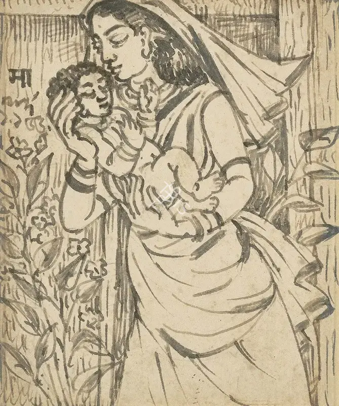 Bose, Nandalal (Artist). MA, 1955 | Drawing