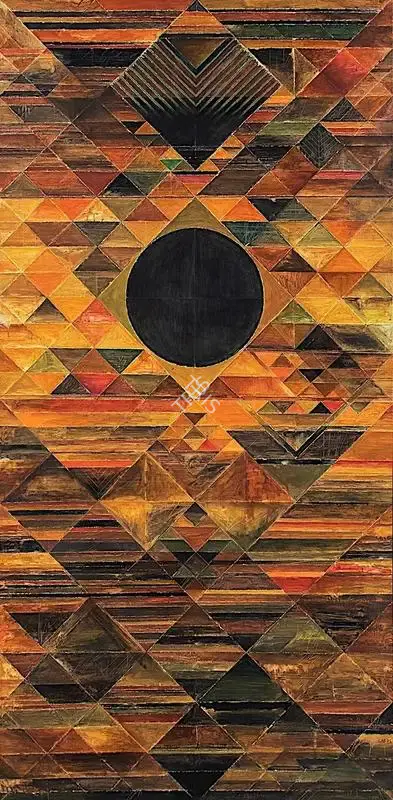 Raza, S.H. (Artist). Germination Series, 1993 | Painting