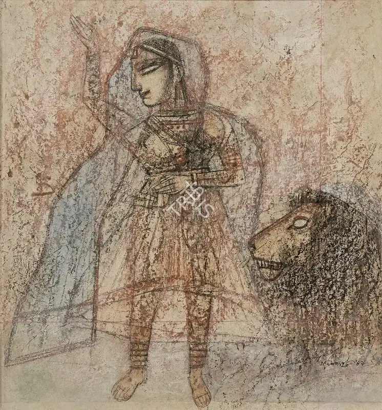 Pyne, Ganesh (Artist). Untitled, 1989 | Painting