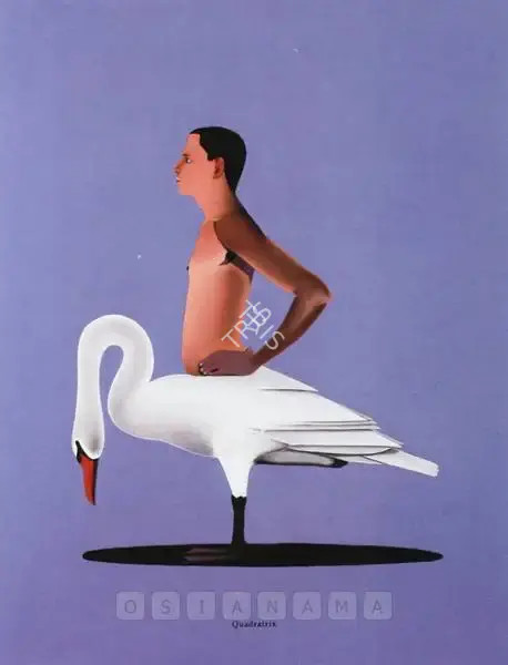 Nair, Surendran (Artist). Quadratix, The Bad Behaviour Of Singularities (Cuckoonebulopolis). Oil and silkscreen on canvas, 2005 | Painting  | 00879912