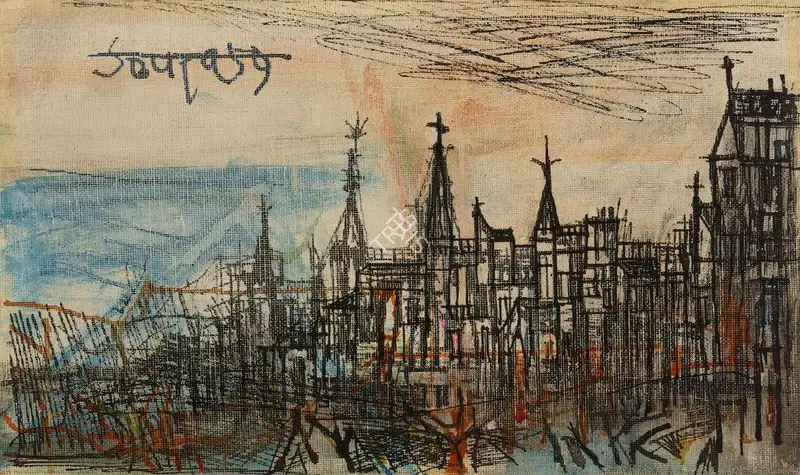Souza, F.N. (Artist). Paris, 1959 | Painting