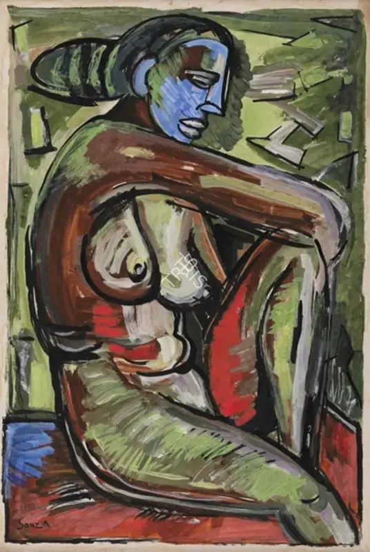 Souza, F.N. (Artist). Untitled, 1950s | Painting