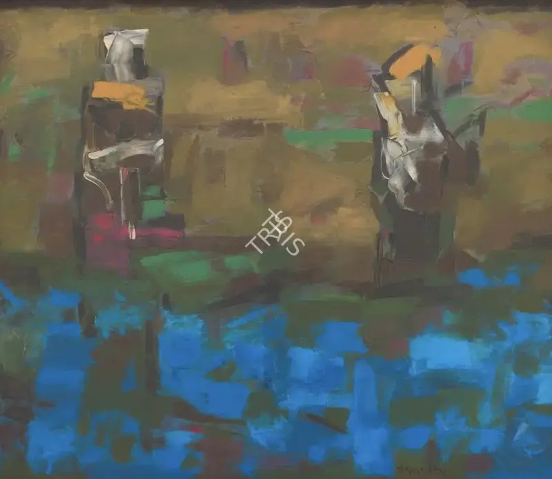 Adimoolam, K.M. (Artist). Untitled, 1999 | Painting