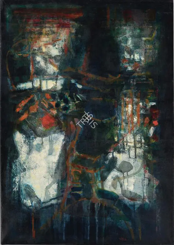 Raza, S.H. (Artist). Untitled (Bois des Amants), 1964 | Painting