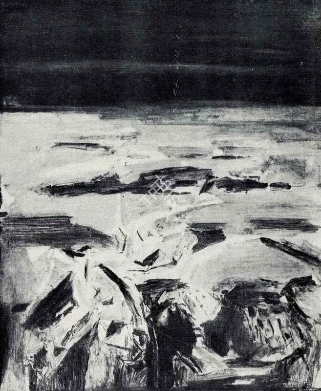 Raza, S.H. (Artist). La Mer. Acrylic on canvas, n.d. | Pictorial Space, 1978 | Painting | FineArts | 00149555