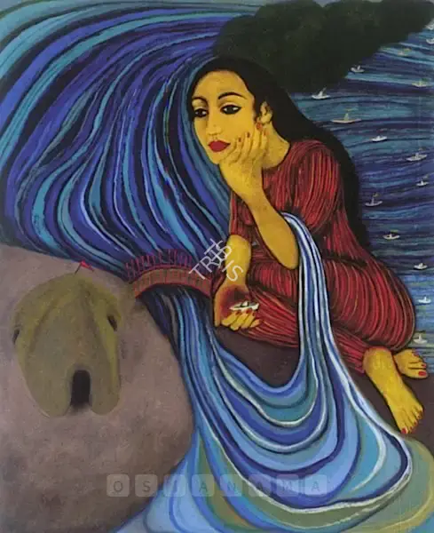Pal, Gogi Saroj (Artist). Untitled. Acrylic on paper mounted on board, 1992 | Painting | FineArts | 00575397