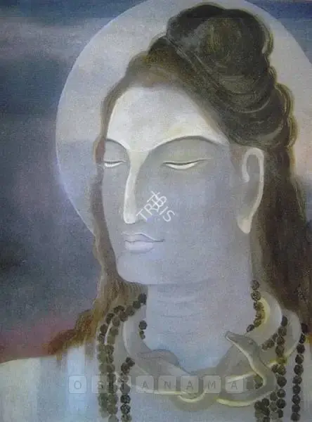 Bose, Nandalal (Artist). Neelkantha Shiva. Wash on whatman paper, n.d. | Painting | FineArts | 00898925