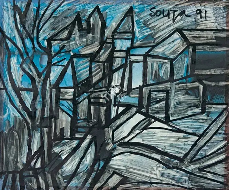 Souza, F.N. (Artist). Untitled, 1991 | Drawing