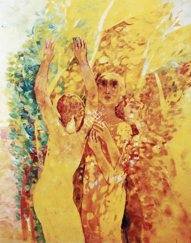 Burman, Sakti (Artist). Untitled. Oil on canvas, c.1960s | Painting | FineArts | 00599979