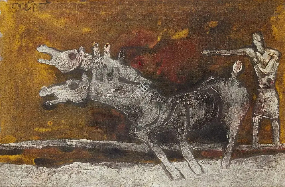 Husain, M.F. (Artist). Untitled, 1981 | Painting