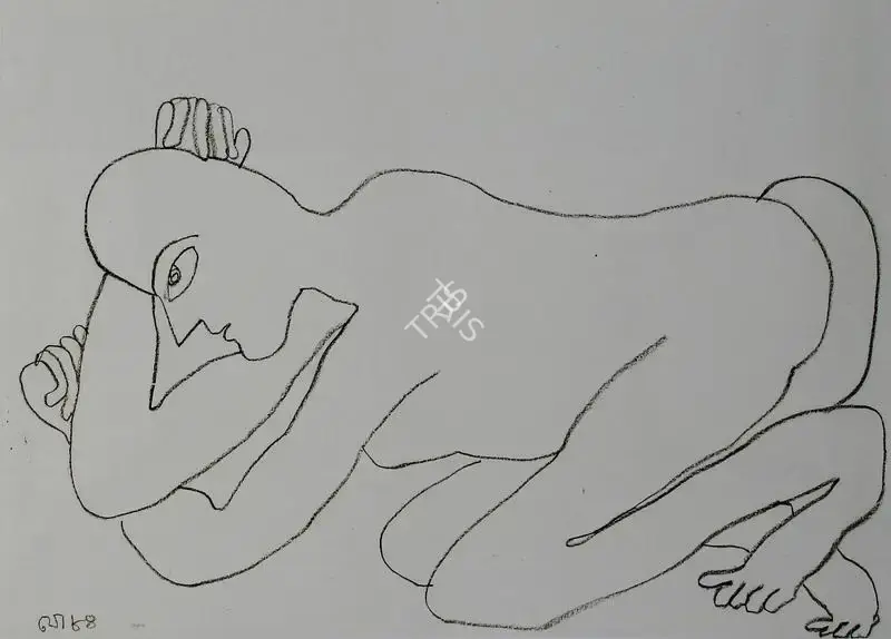 Chowdhury, Jogen (Artist). Untitled, n.d. | Drawing