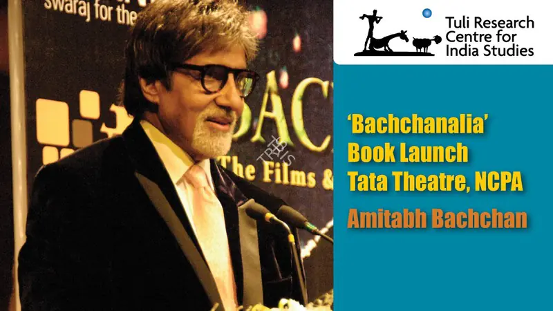 Tuli Research Centre for India Studies (Editor). Amitabh Bachchan at ‘Bachchanalia’ Book Launch – Tata Theatre, NCPA, 02 January 2009 | In-house Video | CinemaEducation | 00876595