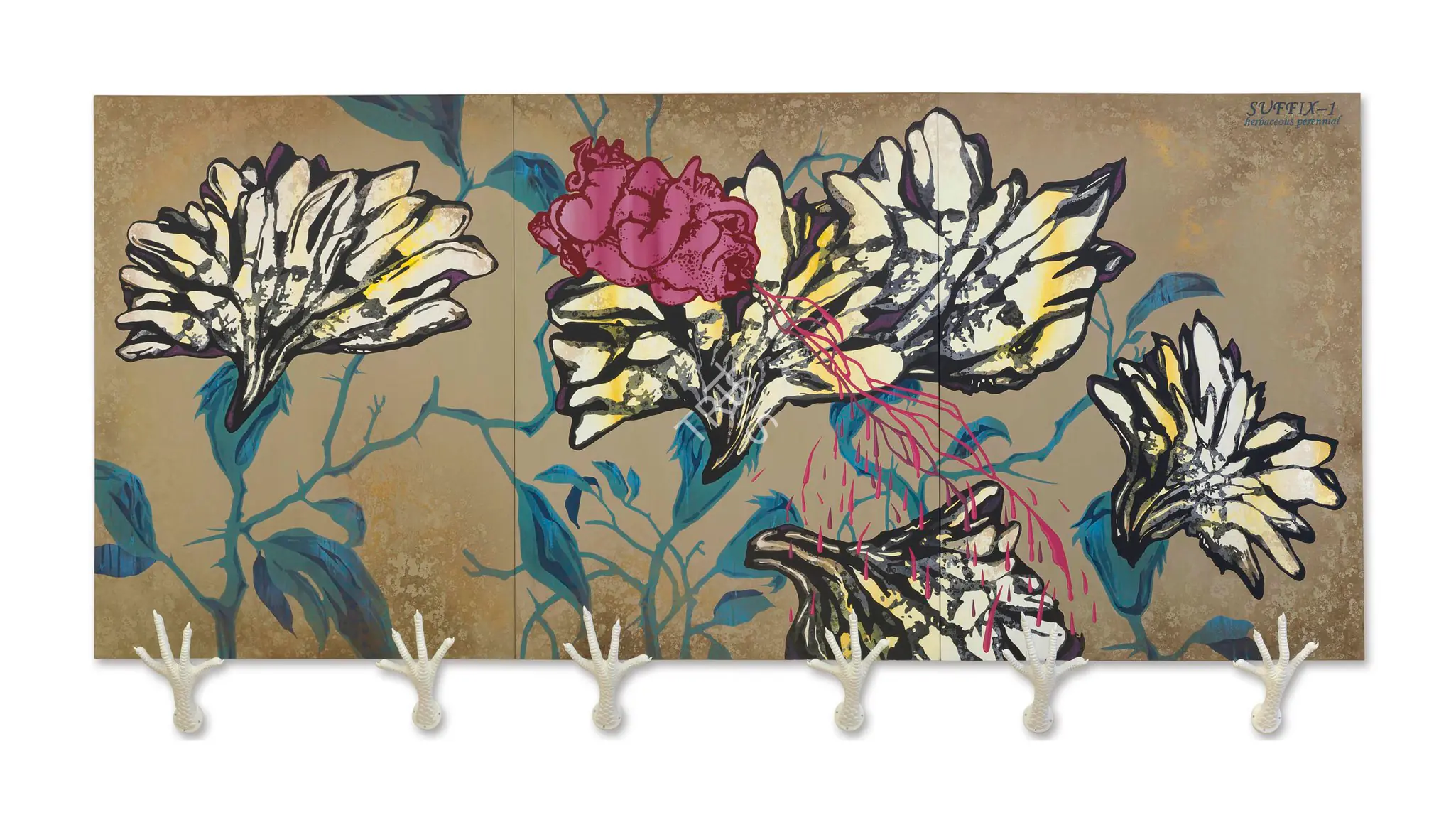Kallat, Jitish (Artist). Suffix (Herbaceous Perennial)- 1, 2006 | Painting