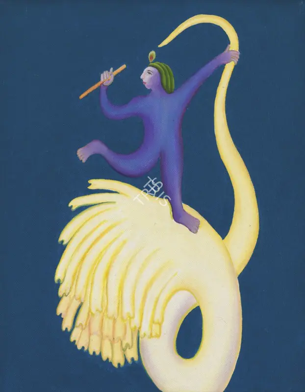 Bawa, Manjit (Artist). Untitled. Oil on canvas, 1987 | Painting | EconomicsArt | 00871458
