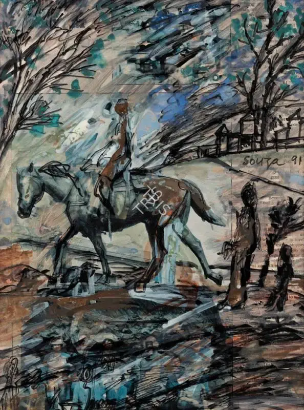 Souza, F.N. (Artist). Untitled, 1991 | Painting