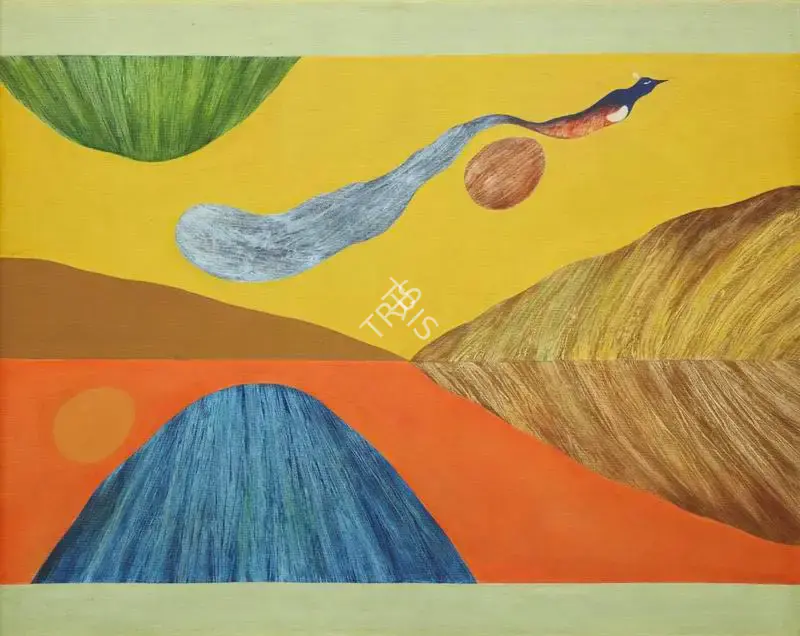 Swaminathan, J. (Artist). Untitled. Oil on canvas, 1983 | Painting | FineArts | 00548055