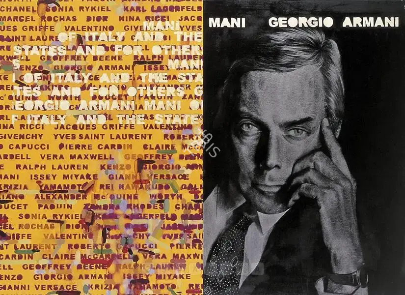Krishnamachari, Bose (Artist). Georgie Armani, 2000 | Painting
